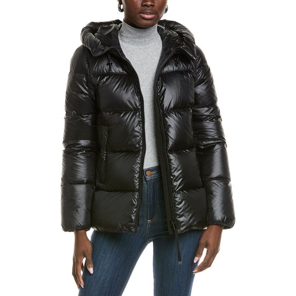 Moncler Womens Lightweight Down Jacket, Black
